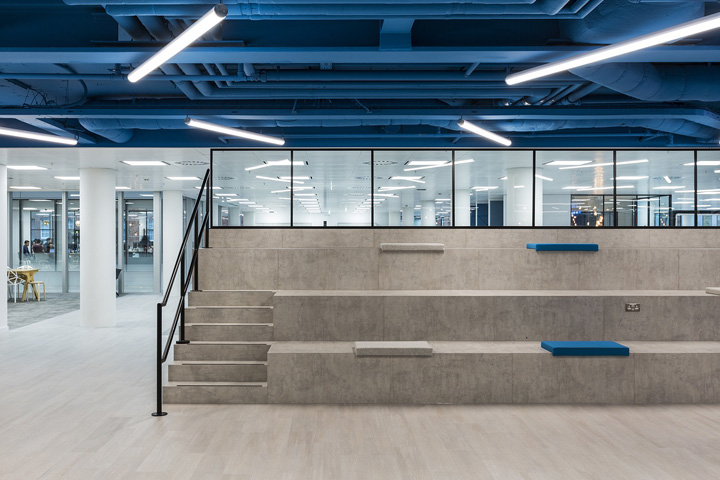 藍色簡約風格的辦公室設(shè)計