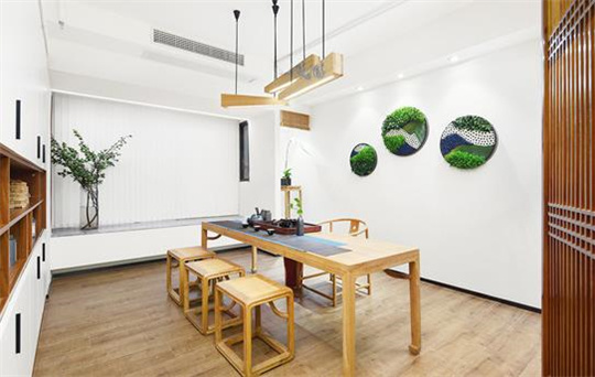 上海禪意極簡辦公室裝修風(fēng)格，