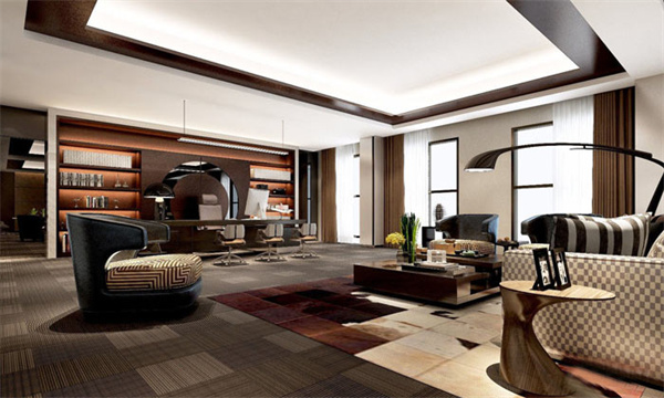 地產(chǎn)公司董事長辦公室設計案例欣賞