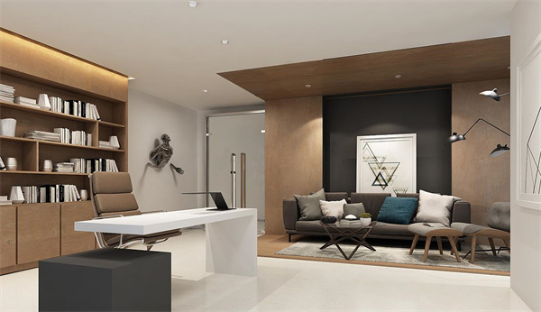 地產(chǎn)公司董事長辦公室設計案例欣賞